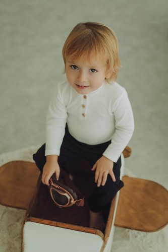 Przejdź do produktu Ażurowe body z guzikami - 100% bawełna