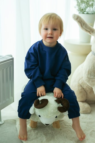 Przejdź do produktu Bluza dziecięca oversize - granatowa