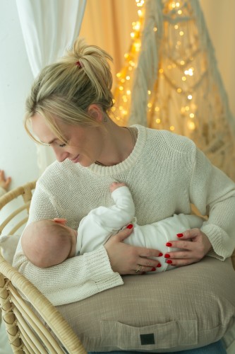 Przejdź do produktu Poduszka do karmienia - Pure Nest Collection - Beżowa 