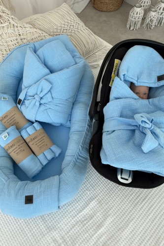 Przejdź do produktu Pakiet Maxi – komfort i funkcjonalność  - Pure Nest Collection - Błękitny