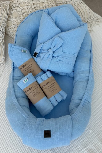 Przejdź do produktu Pakiet Midi – wygoda na co dzień - Pure Nest Collection - Błękitny