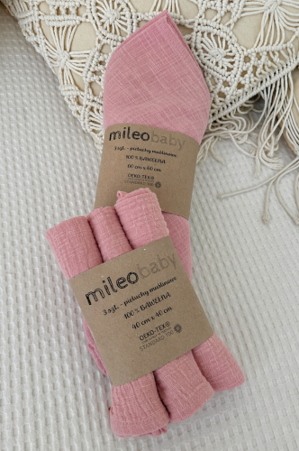 Przejdź do produktu Pakiet pieluszek - Muślinowa Podstawa - Pure Nest Collection - Brudny róż