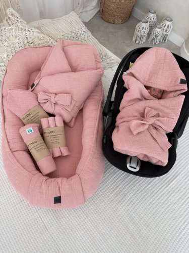 Przejdź do produktu Pakiet Maxi – komfort i funkcjonalność  - Pure Nest Collection - Brudny róż